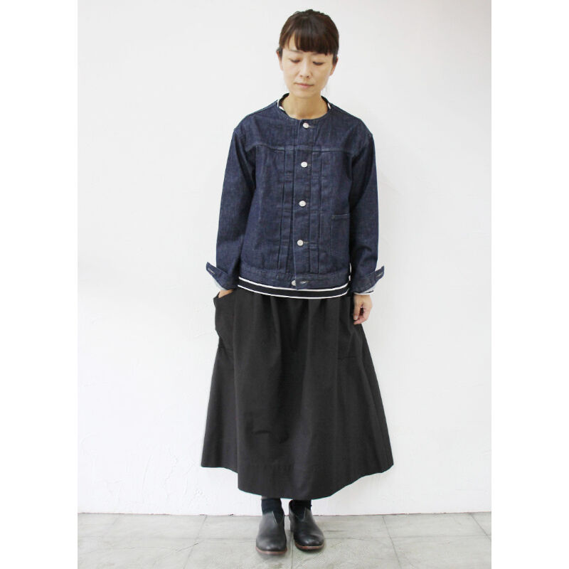 atelier naruse アトリエナルセ コットンパッチポケットスカート