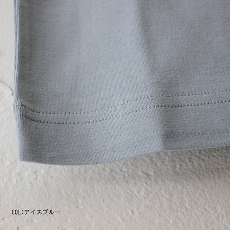 **2025s/s分到着** homspun ホームスパン　40/1度詰めフライスタンクトップ