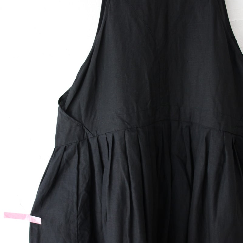 homspun ホームスパン リネンバイオノースリーブワンピース #ブルー