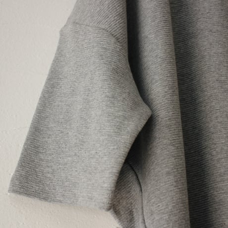 LinenYa リネンヤ　ミリタリー復刻フライス7分袖Tシャツ　#グレー　【送料無料】