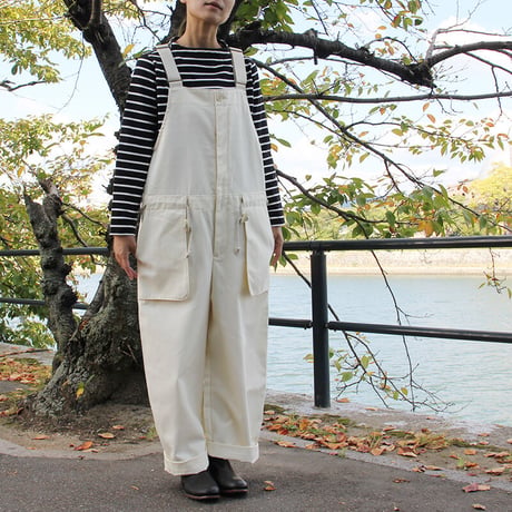 ASEEDONCLOUD アシードンクラウド　Hyouryushi tricotine Shared work wader　#off white　【送料無料】