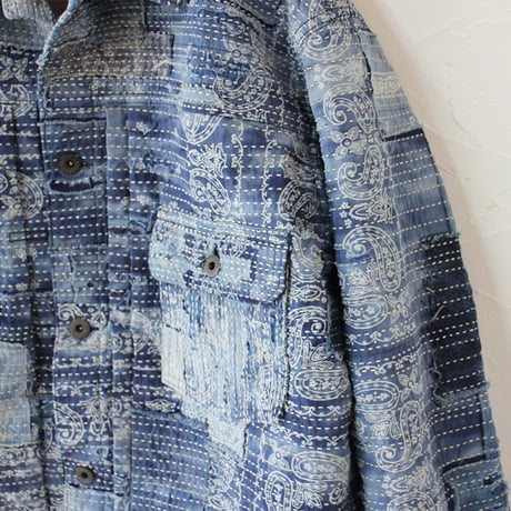 FUNSET OF ART ファンセットオブアート COF IDGバンダナBORO2nd GJKT #indigo 【送料無料】