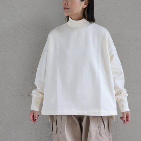 **またまた再入荷** TRAVAIL MANUEL トラバイユマニュアル　起毛裏毛ハイネックプルオーバー　【送料無料】