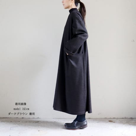 atelier naruse アトリエナルセ　wool jersey one-piece　ウールジャージーワンピース　【送料無料】