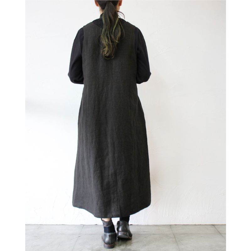 またまたまた再入荷** LinenYa リネンヤ リネンジャンパースカート  