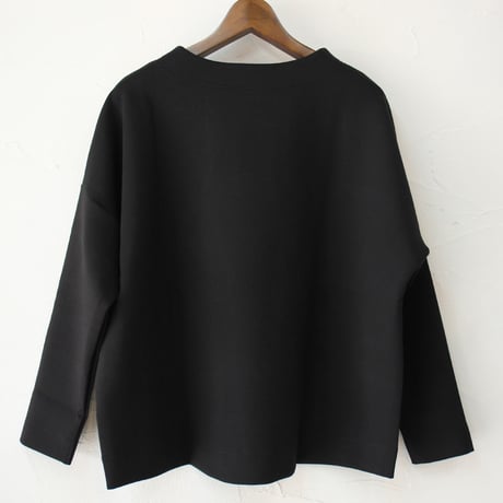TRAVAIL MANUEL トラバイユマニュアル　コットンダンボールプルオーバー　#ブラック、イエロー