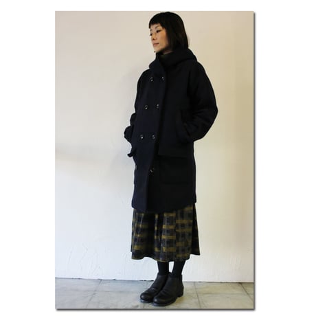 FUNSET OF ART ファンセットオブアート モッサウールLIBREフードコート　♯ネイビー　【送料無料】