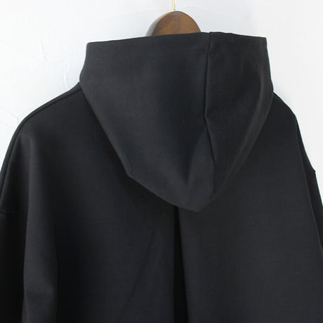 maomade マオメイド　きれいめしっかり裏毛Aラインフード付きプルオーバー