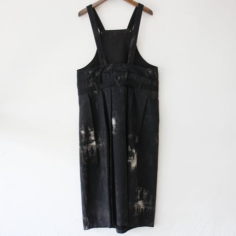 ASEEDONCLOUD アシードンクラウド　Fog forest denim Sankayo apron dress #black