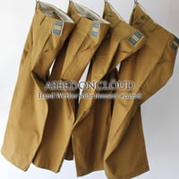 **再々入荷** ASEEDONCLOUD アシードンクラウド　HandWerker　ハンドベイカーワイドトラウザー　#キャメル