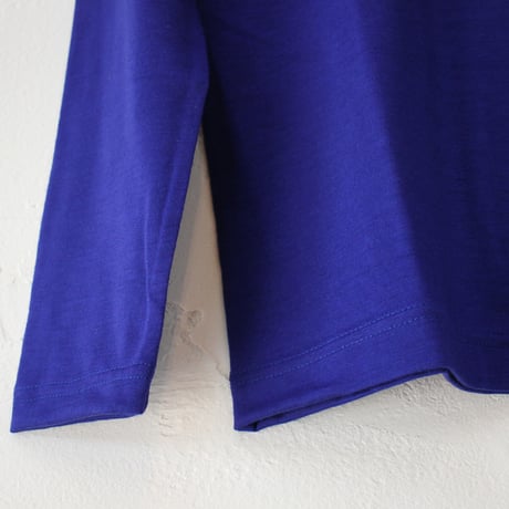 **再入荷**LinenYa リネンヤ　ウールタートルニット　#ネイビーブルー、ブルー