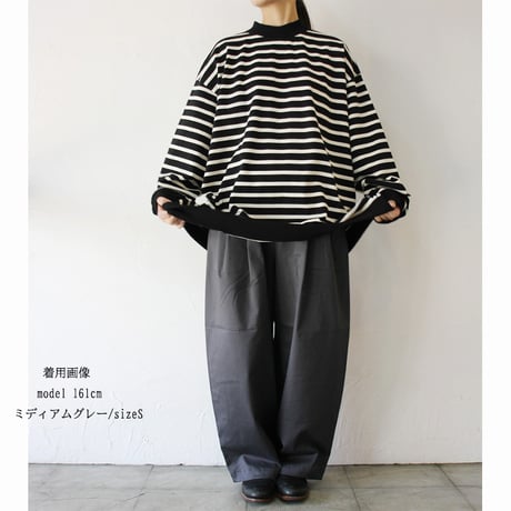 TRAVAIL MANUEL トラバイユマニュアル　コンパクトチノストレッチコクーンパンツ　　【送料無料】