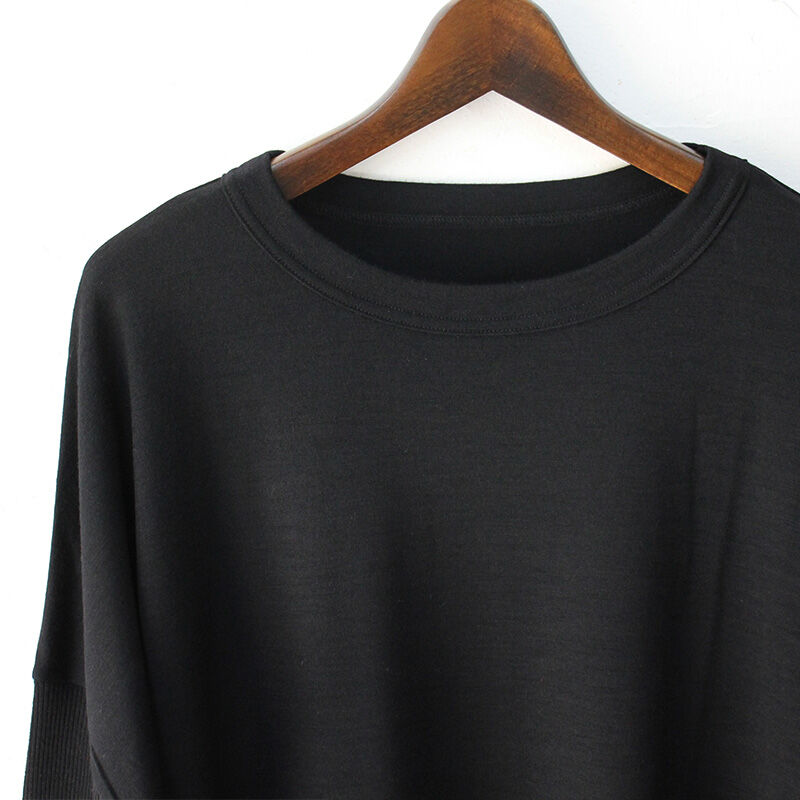 CAERULA カエルラ ウォッシャブルウールワンピース #ブラック CAERULA カエルラ ウォッシャブルウールワンピース #ブラック