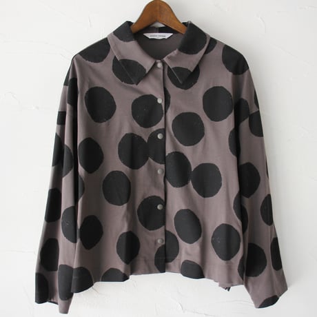 atelier naruse アトリエナルセ　コットンカットソーブラウス　cotton cut&sewn blouse～mizutama～