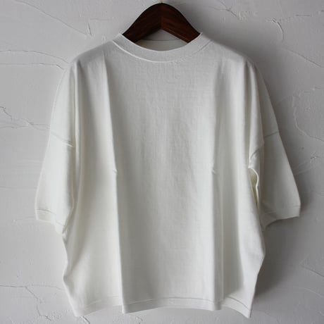 **新色追加・またまたまた再入荷** LinenYa リネンヤ as it is. コットンボートネック5分袖ニット　【送料無料】