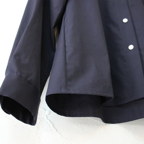 **再入荷** LinenYa リネンヤ　スタンダードブラウス　#ネイビー、ホワイト