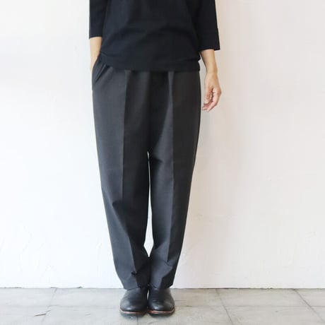 TRAVAIL MANUEL トラバイユマニュアル　T/Rツイルズートパンツ　#チャコールグレー、ブラック　【送料無料】