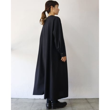 atelier naruse アトリエナルセ　テックウール ロングワンピース｜tech wool long one-piece