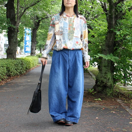 ASEEDONCLOUD アシードンクラウド　Travel memories print Kafusho shirt #マルチ　【送料無料】