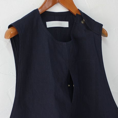 ASEEDONCLOUD　アシードンクラウド　working typewriter cloth seeding vest #indigo　【送料無料】