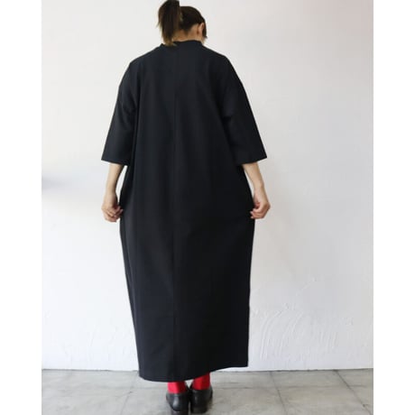 Linenya リネンヤ　Tシャツワンピース　#ライトグレー、ベージュ、ネイビー、ブラック