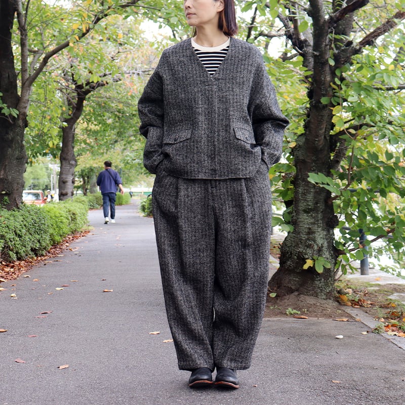 atelier naruse アトリエナルセ シェットランドウールリネンスモック