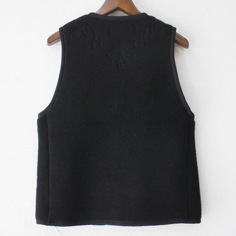 ASEEDONCLOUD アシードンクラウド　Kigansai wool fleece vest #black 【送料無料】