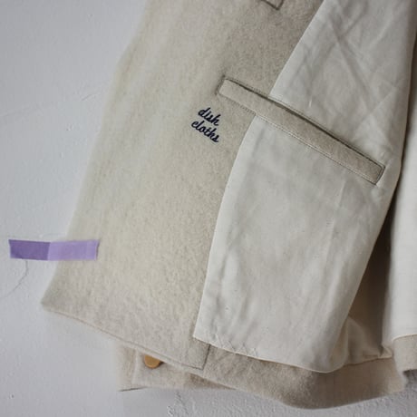 ASEEDONCLOUD アシードンクラウド　Foggy wool Sankayo jacket #off white 【送料無料】