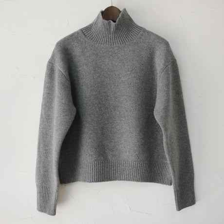 atelier naruse アトリエナルセ　ラムウールタートルネックセーター　#キャメル、グレイ