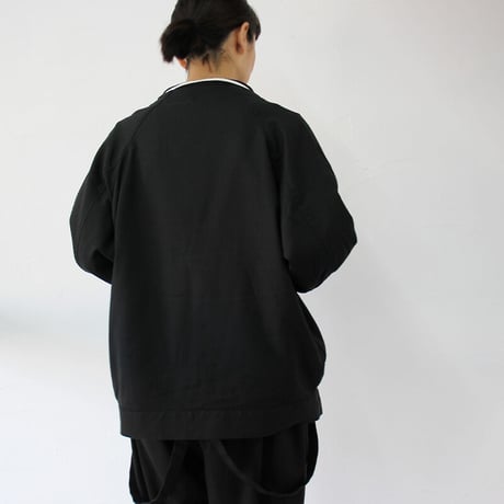 amne アンヌ　DRAPEY cardigan #アイボリー、ブラック　【送料無料】