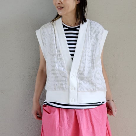 ARTE POVERA アルテポーヴェラ　インドジャガードベスト　#キナリ