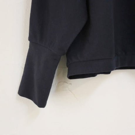 **ネイビーのみ再入荷** LinenYa 天竺ハイネックプルオーバー　#ネイビー、グレー　【送料無料】