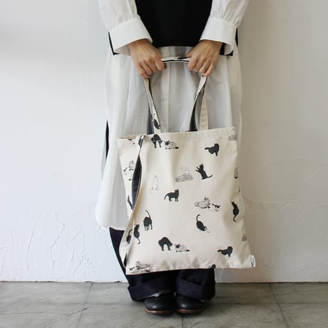 TEMBEA テンベア　3HANDLE TOTE PRINT　#CAT　【送料無料】