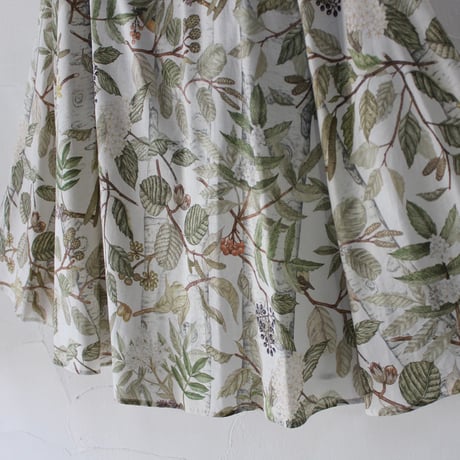 ASEEDONCLOUD アシードンクラウド oykotoen print safari flare skirt　♯オフ　【送料無料】