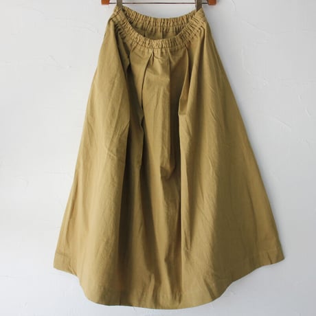 **またまた再入荷** Linenya リネンヤ　高密度コットンタックスカート
