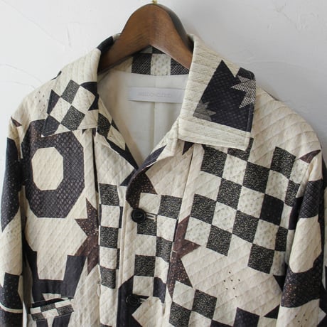 ASEEDONCLOUD アシードンクラウド　Map quilt print P.E Blouson #off white 【送料無料】