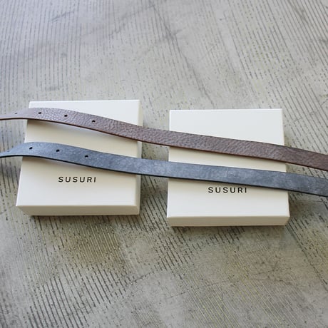 SUSURI ススリ　リップルベルト　#brown , black