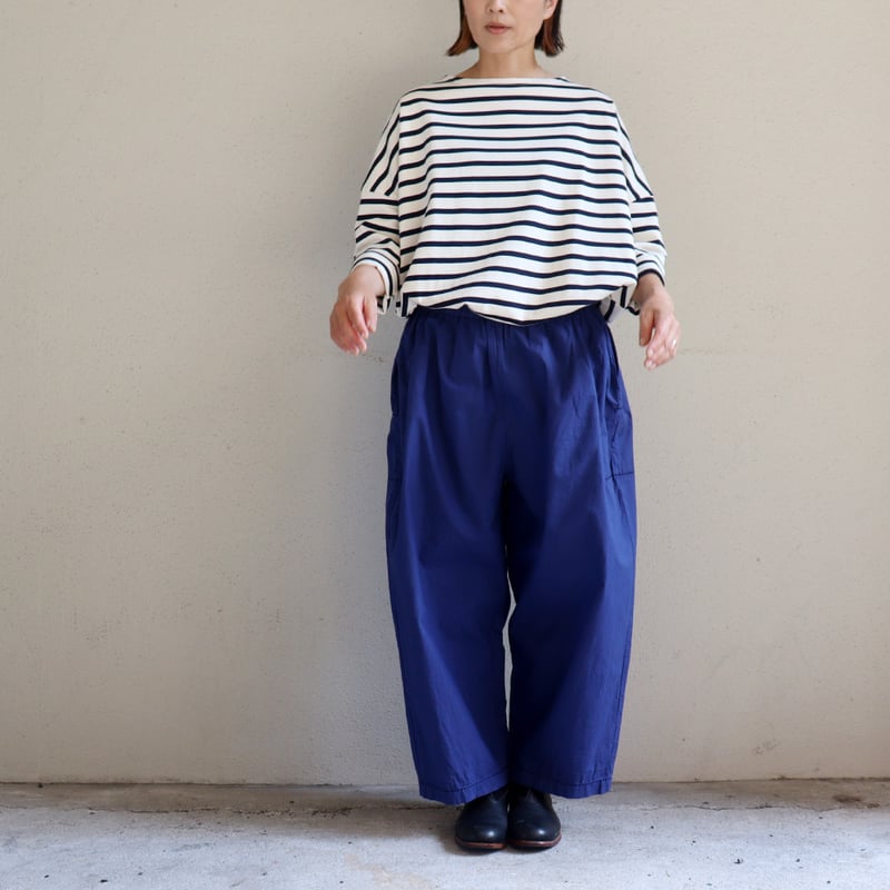 再入荷** homspun ホームスパン バルキーシーチング薄手ギャザーパンツ