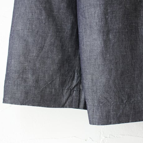 TRAVAIL MANUEL トラバイユマニュアル　C/Lシャンブレークルーパンツ　#インディゴ