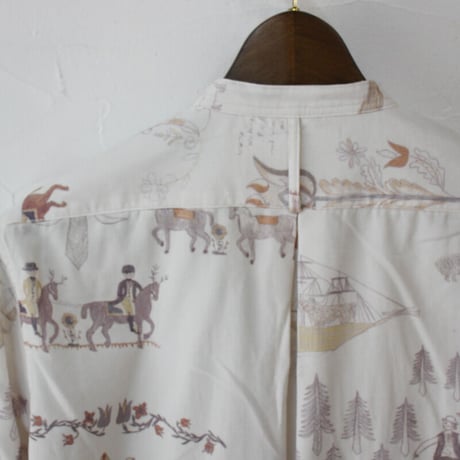 ASEEDONCLOUD アシードンクラウド　Shepherd diary cloth Kigansai shirt #off white 【送料無料】