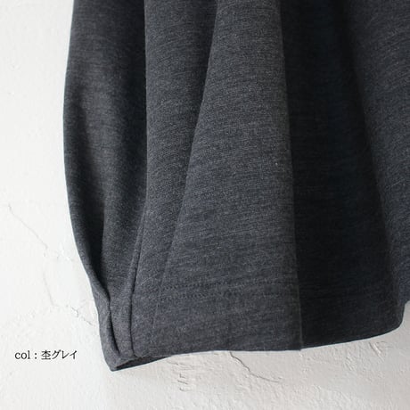 **またまた再入荷**atelier naruse アトリエナルセ　wool cocoon one-piece　ウールコクーンワンピース　【送料無料】