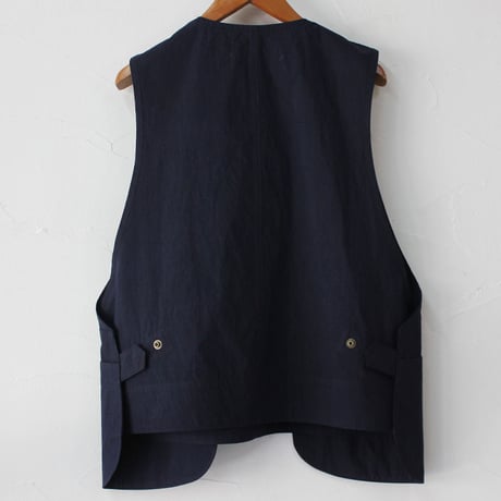 ASEEDONCLOUD　アシードンクラウド　working typewriter cloth seeding vest #indigo　【送料無料】