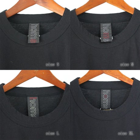 **再入荷**　homspun ホームスパン　30/1天竺長袖Tシャツ　♯サラシ、サックス、ダークグリーン、ブラック