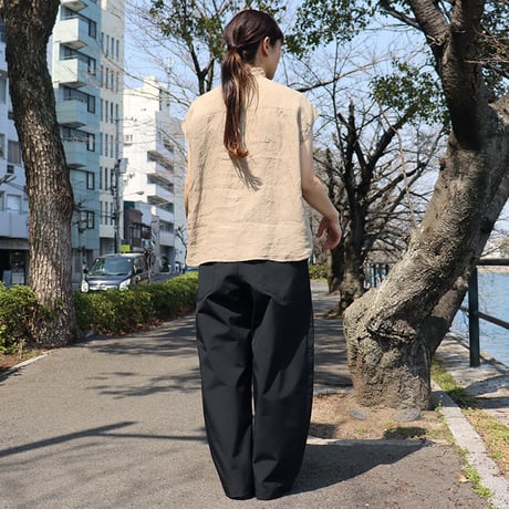 ASEEDONCLOUD アシードンクラウド　HandWerker　ウェザークロスワイドトラウザー　#ブラック