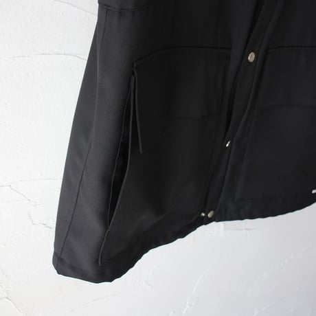 amne アンヌ　GABARDINE useful vest　#ブラック、ベージュ 【送料無料】