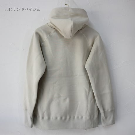 atelier naruse アトリエナルセ　 裏毛コットンスウェットパーカー｜freece cotton sweat-shirt hoodie