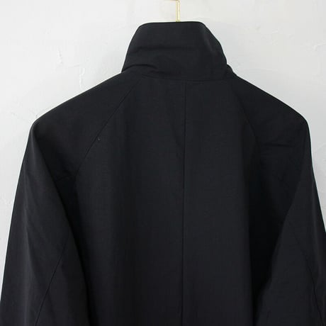 amne アンヌ　NYLON covered coat　カバーコート #ブラック　【送料無料】