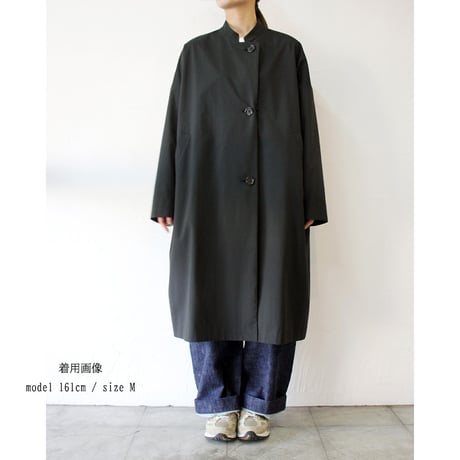 TRAVAIL MANUEL トラバイユマニュアル　スプリットツイルマオコート　#ブラック　【送料無料】