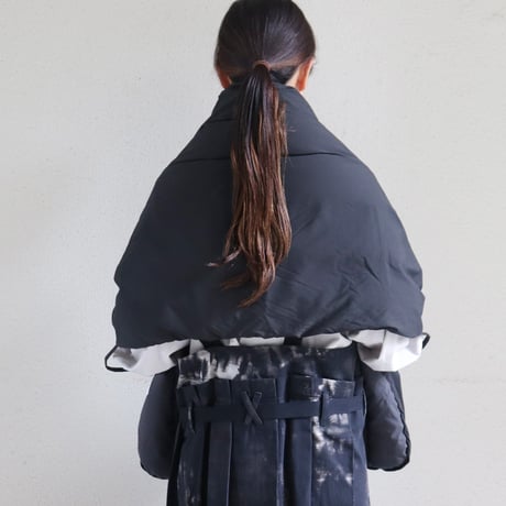 miffew ミフュー　REVERSIBLE DOWN CAPE　リバーシブルダウンケープ　【送料無料】