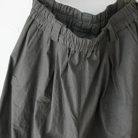 atelier naruse アトリエナルセ　コットンガウチョパンツ　cotton gaucho pants　#キャメル、チャコール　【送料無料】